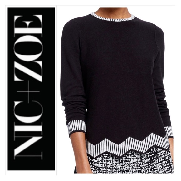 NWOT Nic & Zoe Women’s Jagger Sweater - Picture 1 of 5